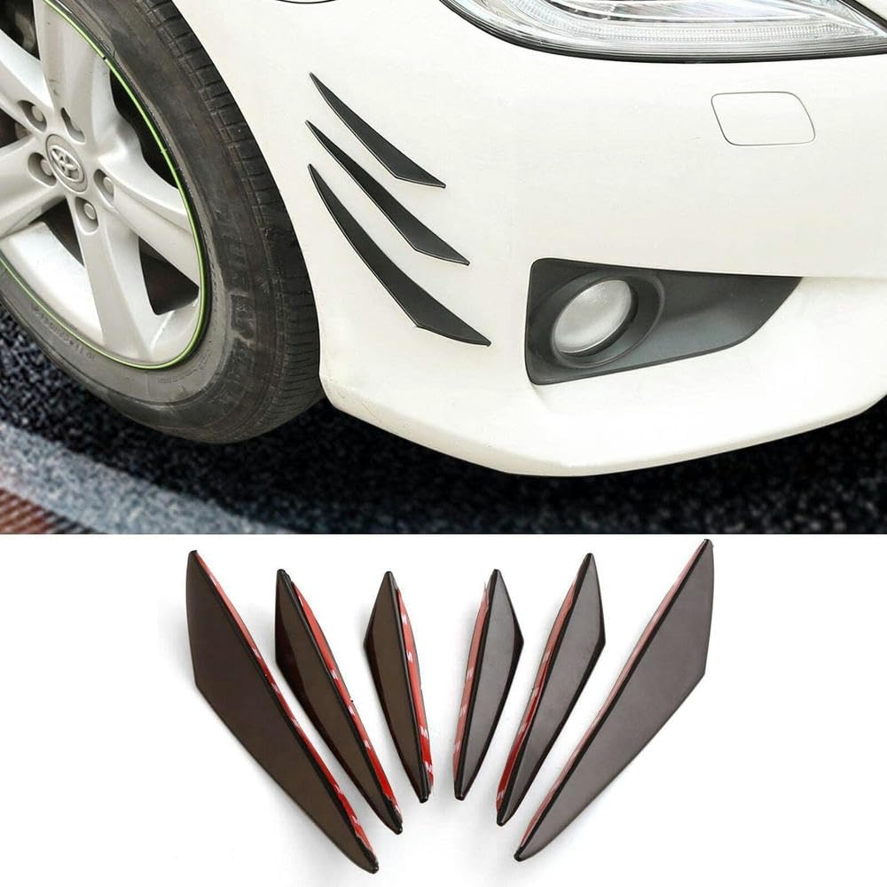 Car Front Bumper Lip Spoiler Splitter For Cadillac Ats Ct4 Cts Srx Xts Escalade Ct5 Ct6 Sls Xt4 Xt5 Xt6, Body Kit Decorative Diffuser Protection Spoiler, A/Carbon Fiber Look