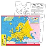 Trend Enterprises Inc. Continent Of Europe Chart, 17x22 Inches