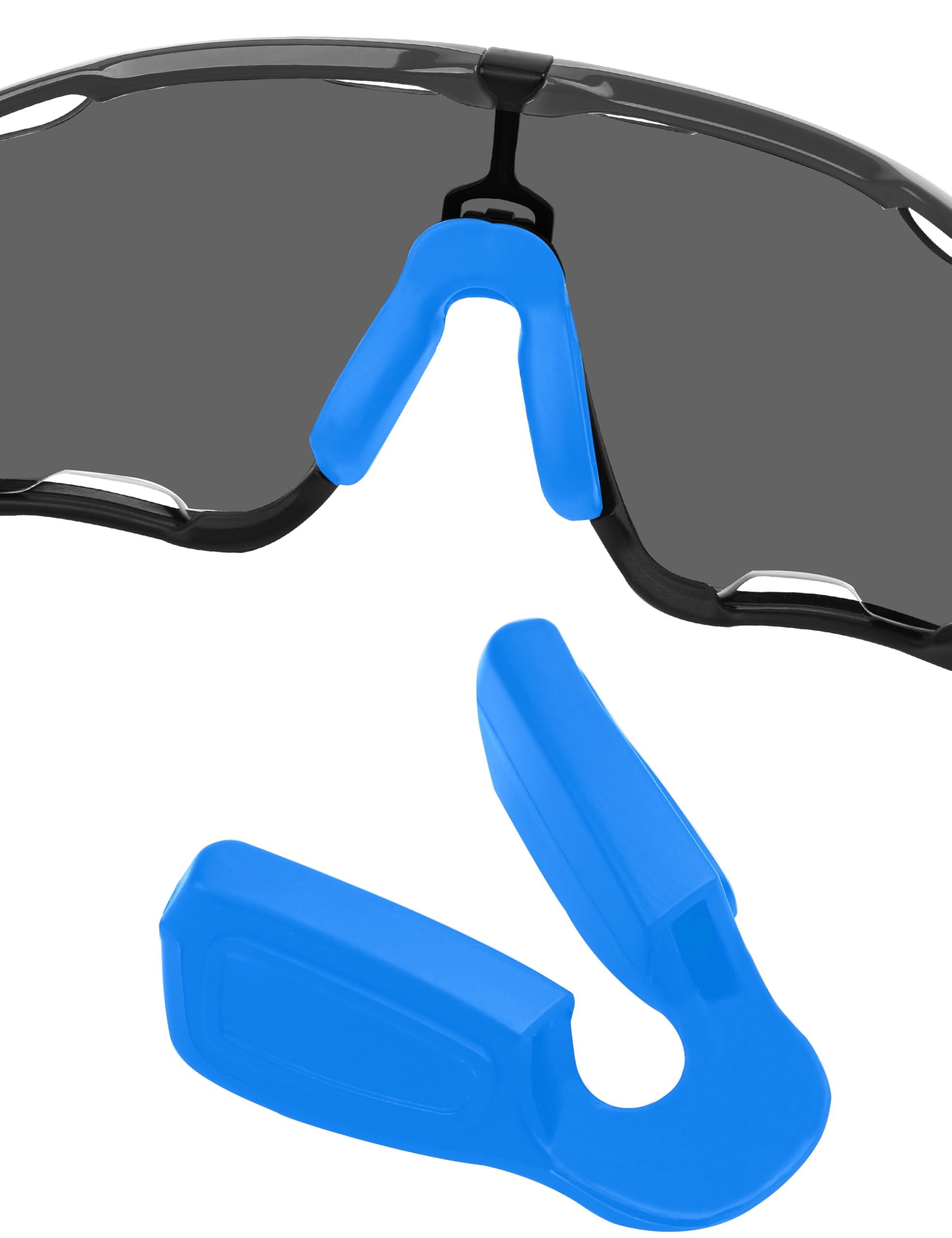 Replacement Nosepieces Nose Pads for Oakley Jaw-Breaker OO9290/Jaw-Breaker Asian Fit OO9270 Sunglasses - Sky Blue