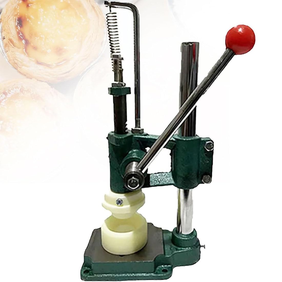 Pressa manuale per crostata di uova, strumento per stampaggio di conchiglie di crostata di crema pasticcera per casa, ristorante, pasticceria a mano