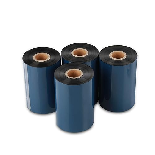 Miniatura 6 de CYTTR Cinta de transferencia térmica cinta de cera prémium para impresora de cera de 1 pulgada 1 rollo 433 x 1476 pies 4331in 14764ft para Zebra