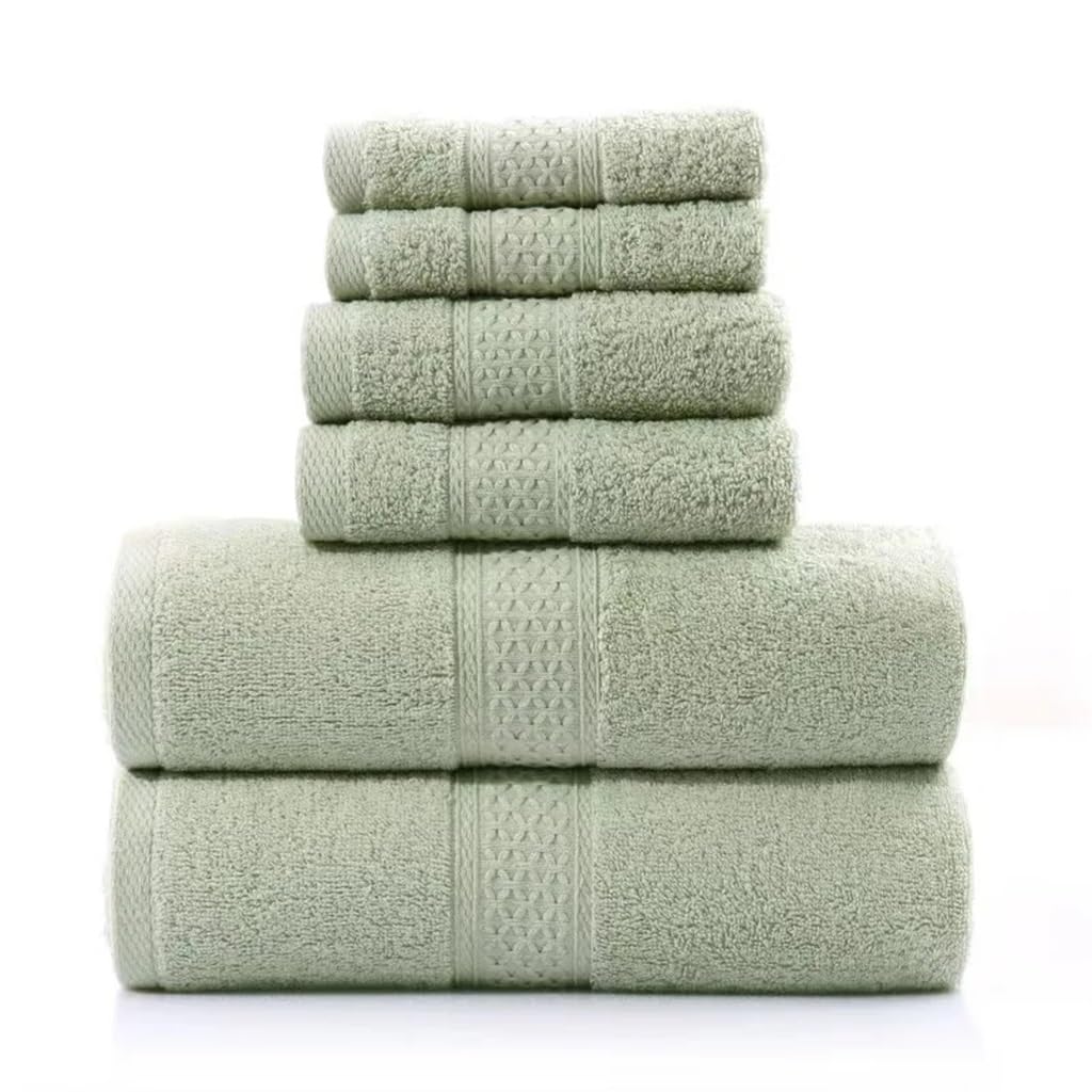 Bath Towel Set Soft Cotton Highly Absorbent Bath Towels Gray