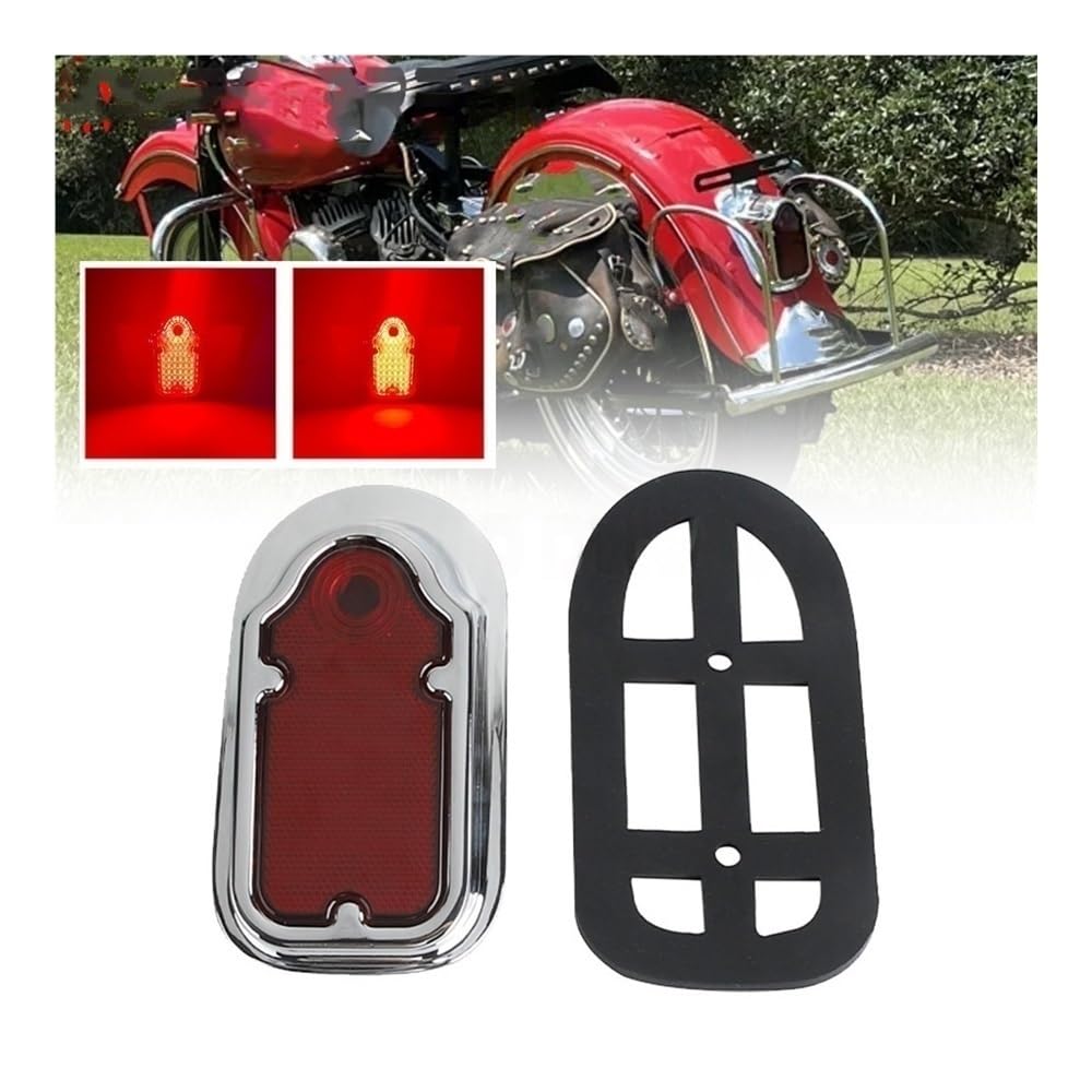 Fanale Posteriore per Motociclette da 12 V, Luci di Stop Posteriori per Road King, Bob E Chopper Luci Freno