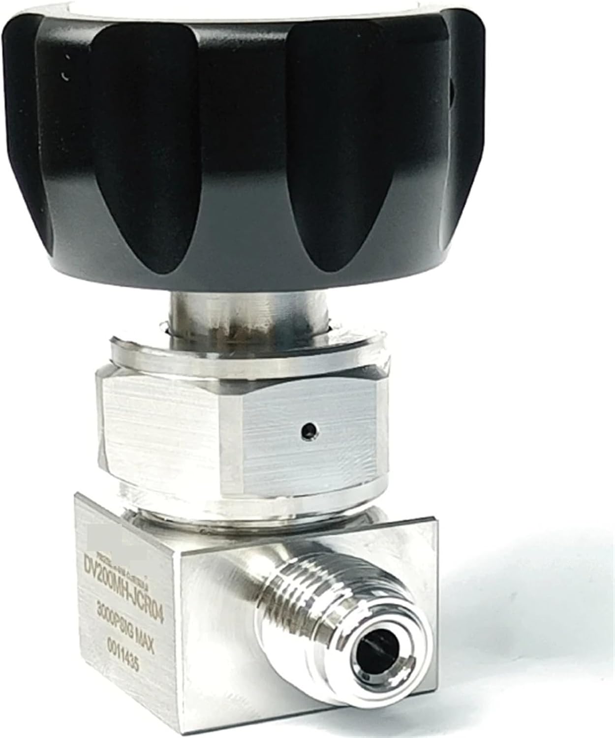 1/4" VCR Male Vacuum Diaphragm Valve SUS316L Stainless Steel for Specialty Gas EP Grade