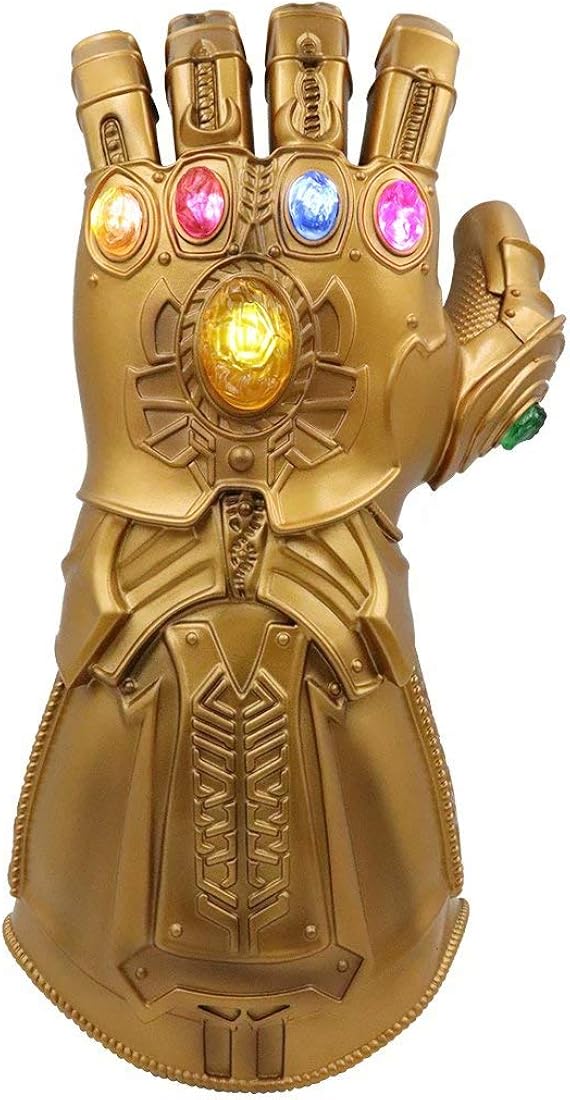 50% Off Discount LED Light Up Infinity Gauntlet The Thanos Gloves with Removable Magnet Infinity Stones Adults K.ids New Arrivals LED Light Up Infinity Gauntlet The Thanos Gloves with Removable Magnet Infinity Stones Adults K.ids