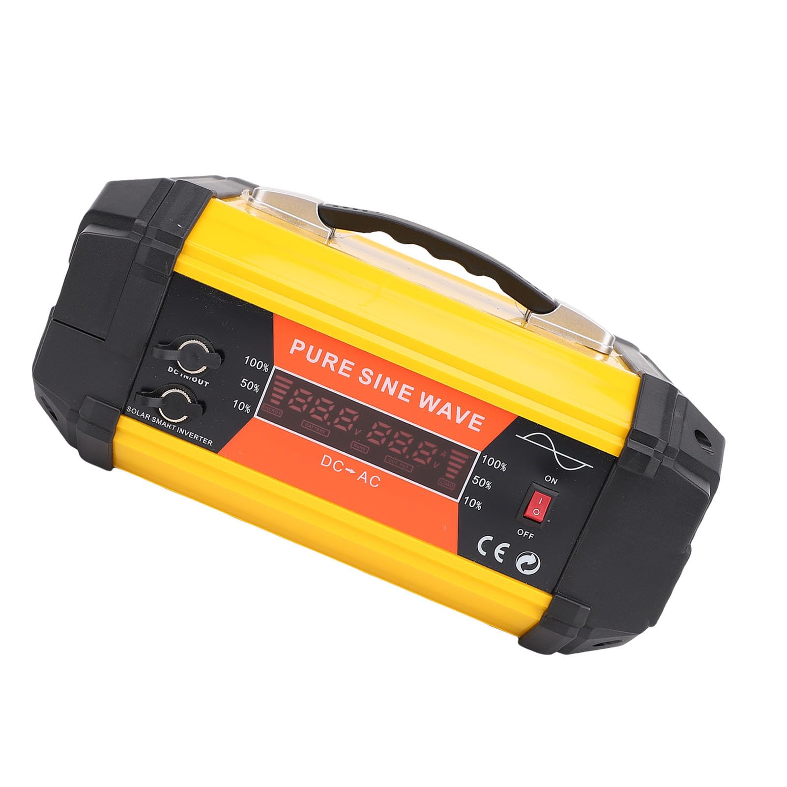 Topiky Convertitore Portatile Efficiente per Auto da 800 W per Viaggiatori di Emergenza Materiale ABS con Visualizzazione in Tempo Reale