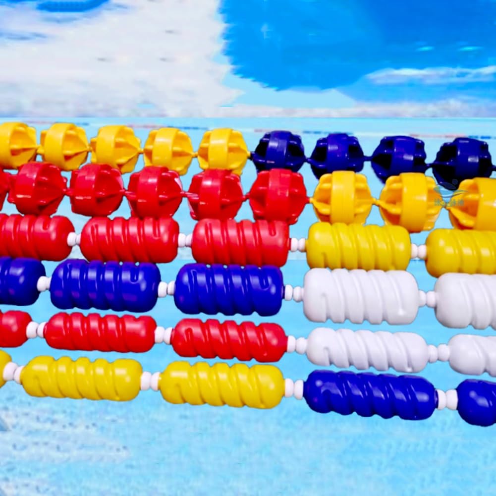 SwimmingSafe RopeFloating Barrier do wewnątrz/na zewnątrz, trwały zestaw bezpiecznych rozdzielaczy pływakowych do separacji głębokości, łatwa instalacja i bezpieczeństwo