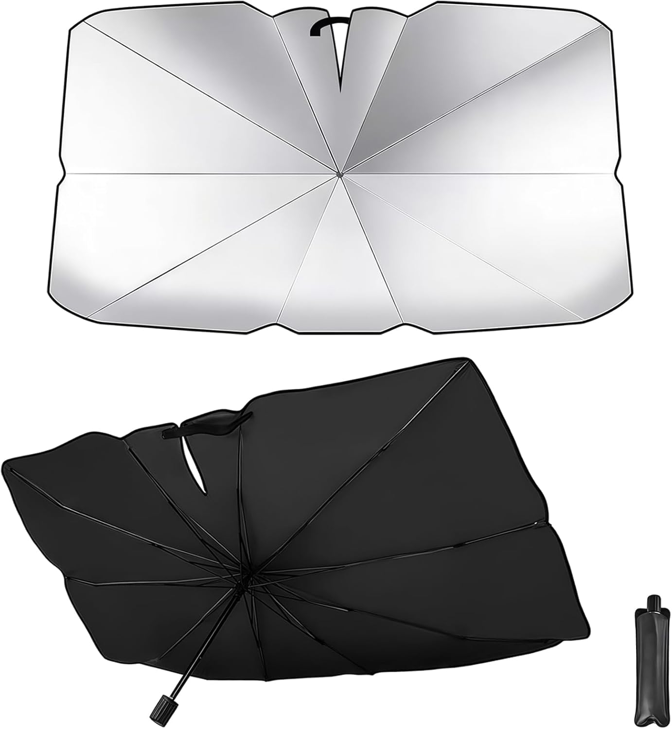 LHDLHA Car Windscreen Sun Shade for Abarth Punto Supersport 2011–2014