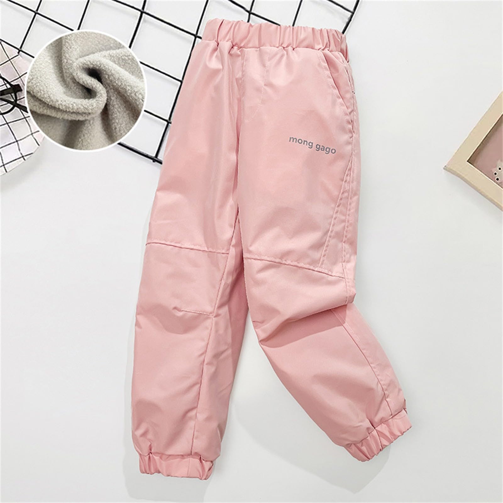 Pantalones de esquí impermeables para niños y niñas, traje de nieve cálido con forro polar, pantalones de nieve para adolescentes, pantalones de senderismo al aire libre