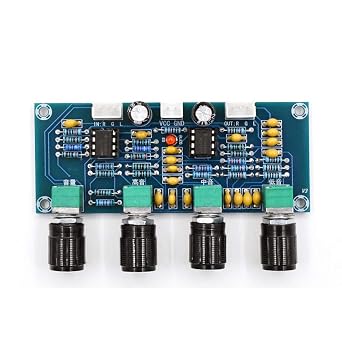 Taidacent XH-A901 Power Amplifier Board Supporting Tone Board DC Tone Board High and Low Sound Adjustment Audio Preamplifier