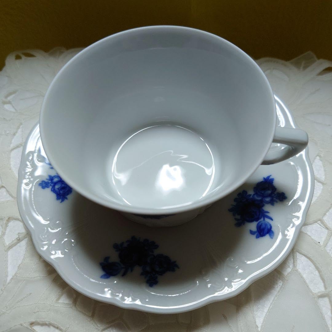 Amazon.co.jp: フッチェンロイターブルーローズペアカップアンド