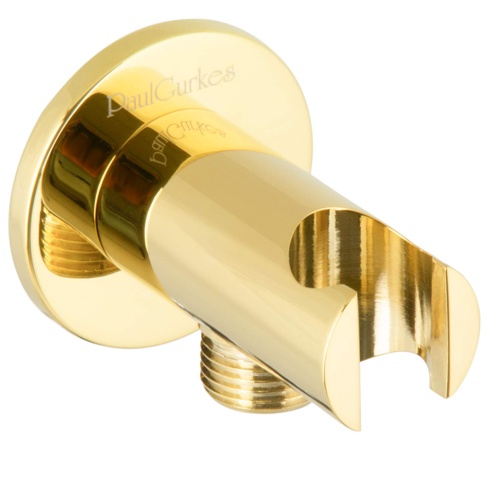 Pommeau de douche rétro avec tuyau Doré