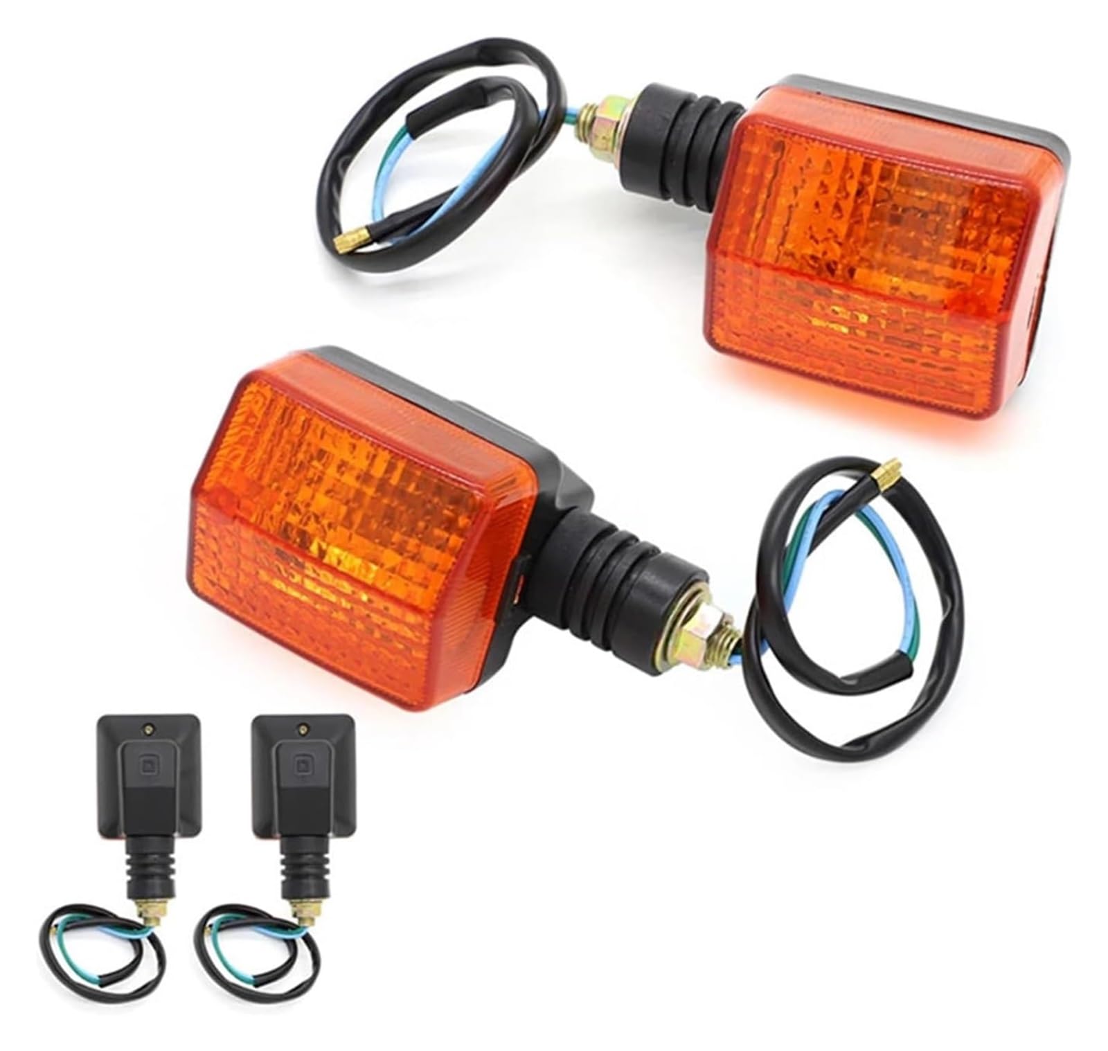 Indicatore di direzione Moto per XR250L 1991-1996 XR650L 1993 1994-2020 Indicatori di Direzione Motociclette Luci Lampeggianti Ambra 25-1303