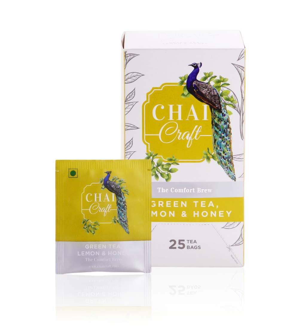 Chai Craft Green Tea-Lemon and Honey Flavour, Classic Taste, Rich flavour - (25 Tea Bags) (B097H9TKP7) Amazon Price History, Amazon Price Tracker