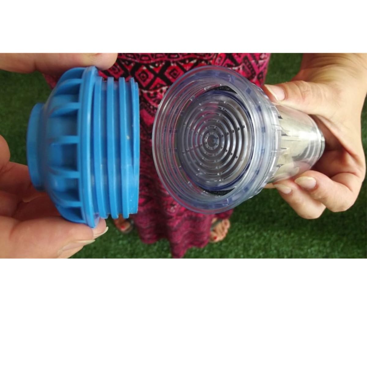 ACQUATRAVEL NUOVO FILTRO A SEDIMENTI COMPACT PER IL CARICO DELL'ACQUA IN SICUREZZA + SANIFICANTE SANIGEN (Bustina monodose concentrata per la pulizia di tutto l’impianto dell’acqua potabile)
