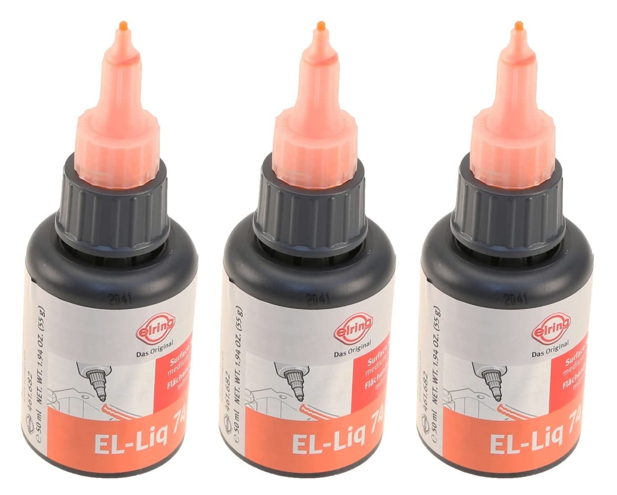 Elring 3 x 50ml Bottle Sealing Compound EL-Liq 74 for Benz Volkswagen Volvo