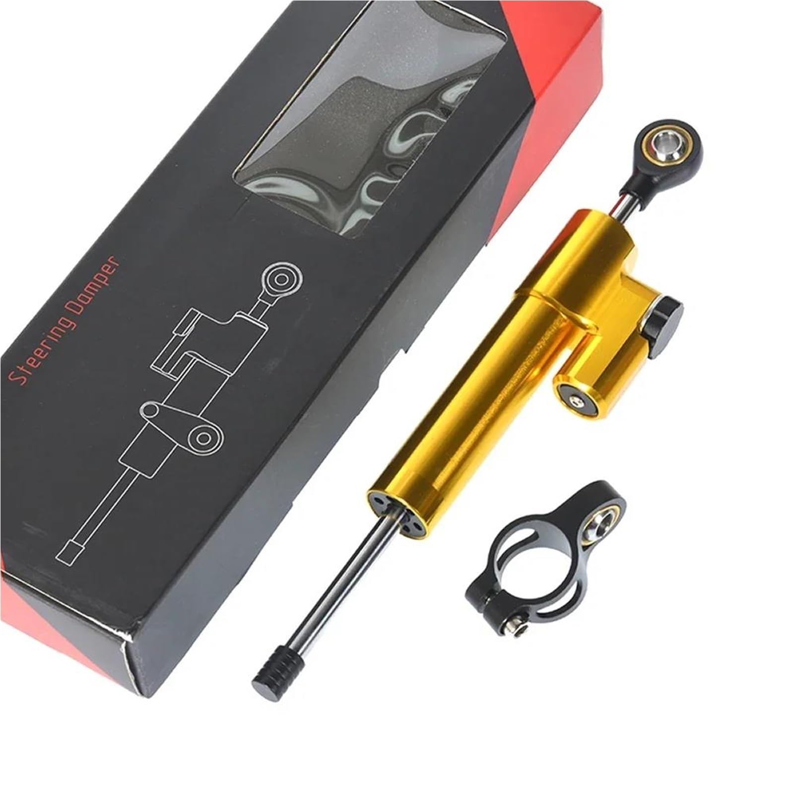 Stabilizzatore Ammortizzatore Sterzo Moto per Yamaha YZF-R6 YZFR6 YZF R6 2006-2015 Ammortizzatori Stabilizza Barra di Controllo Kit Staffa di Montaggio Ammortizzatore sterzo mors
