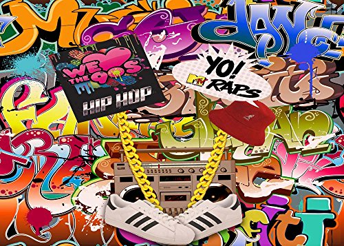 MengGeGe Photography Backdrop Hip Hop 80's 90's themed Party Decoration Photo Bacground 7x5ft