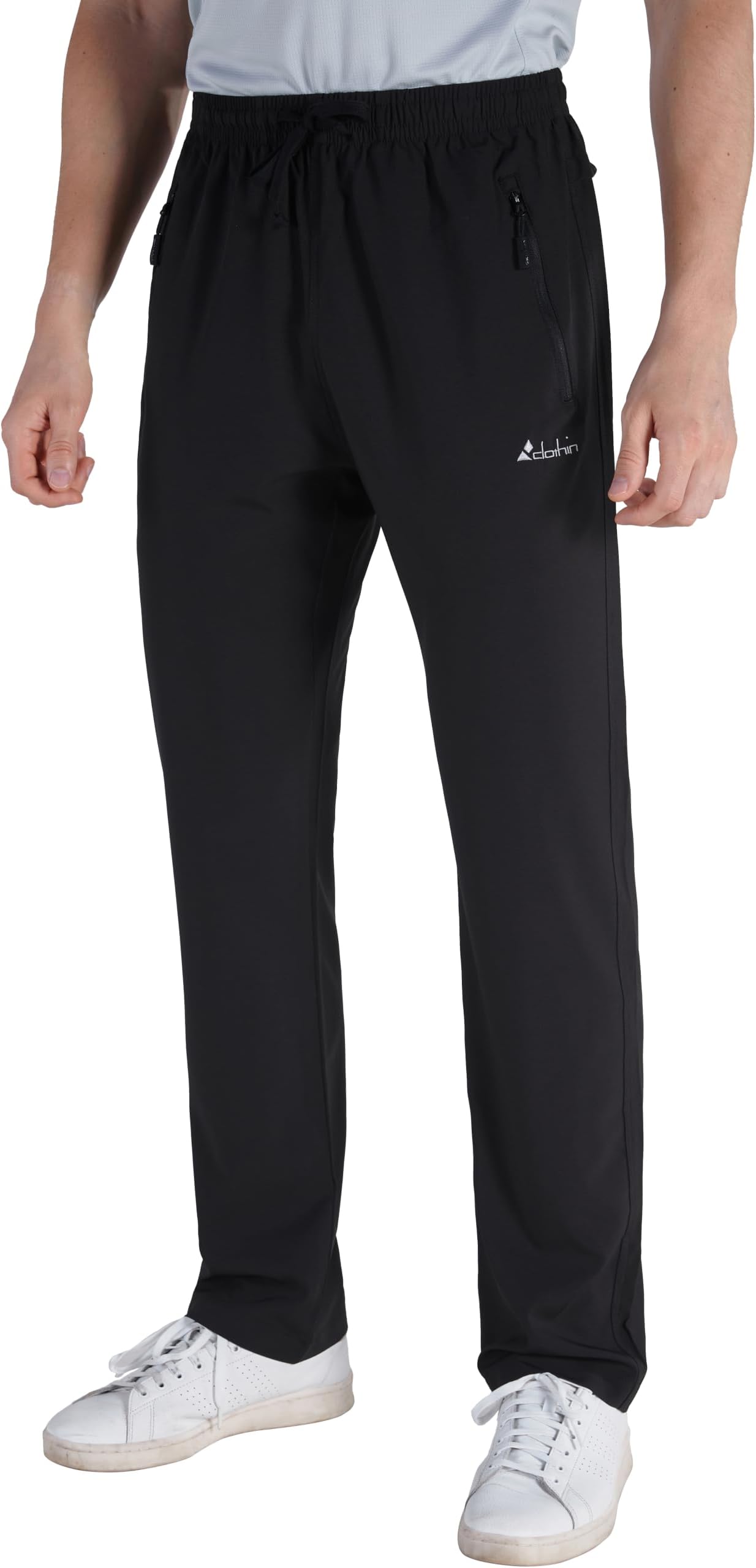 Men's Lightweight Quick Dry Stretch Pants for Workout and Travel