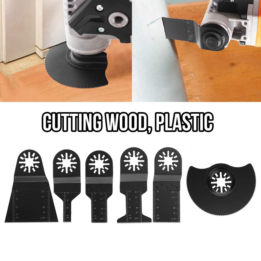 Set 13 Lame Per Utensile Oscillante Multifunzione - Accessori Universali Taglio Legno E Metallo - Foto 2