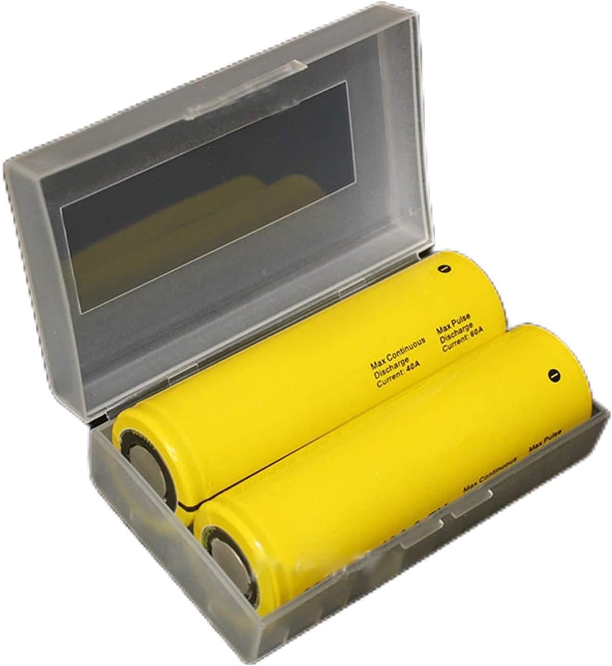 20700 Battery Case 21700 Battery 2Pcs 2 * 20700 21700 Battery Box Container Nonwaterproof Battery Storage Box