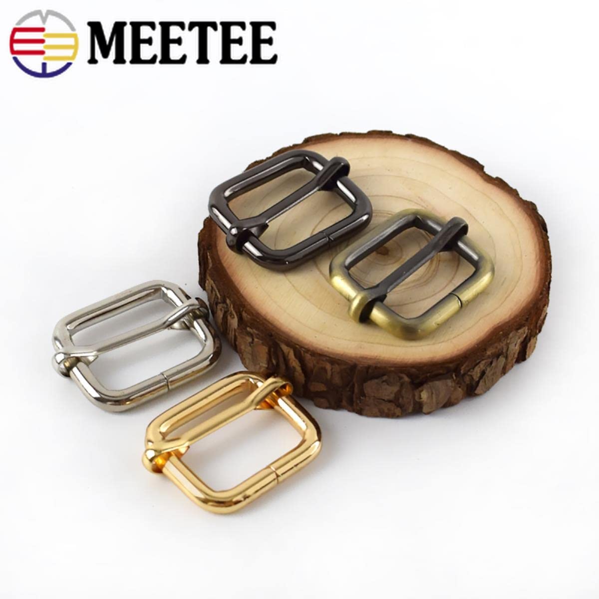 10/20 piezas 16-50 mm diapositivas de metal tri-glides hebillas de pasador de rodillo correa de bolso ajustador deslizante hebilla de cinturón bolsa de bricolaje accesorios de ropa-32 mm-20 pie