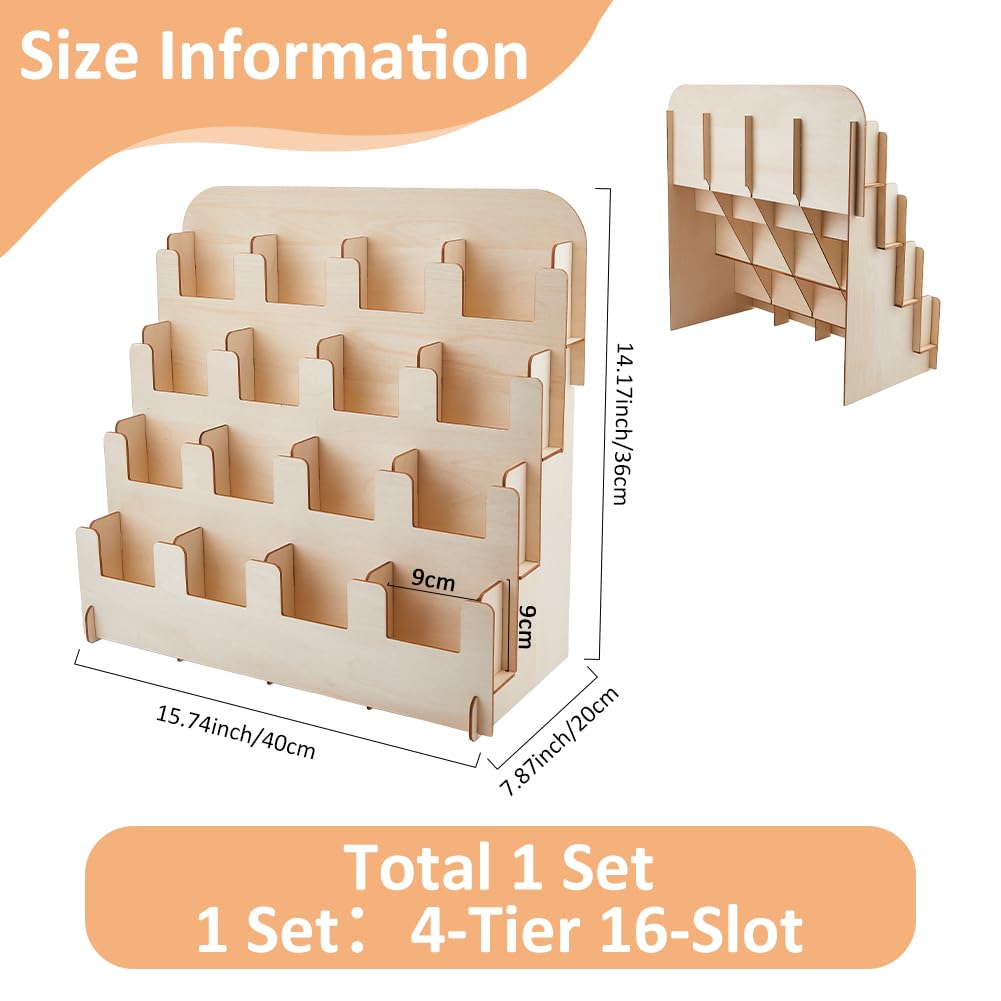 Amazon.co.jp: SUPERFINDINGS ステッカーディスプレイスタンド 4段 16