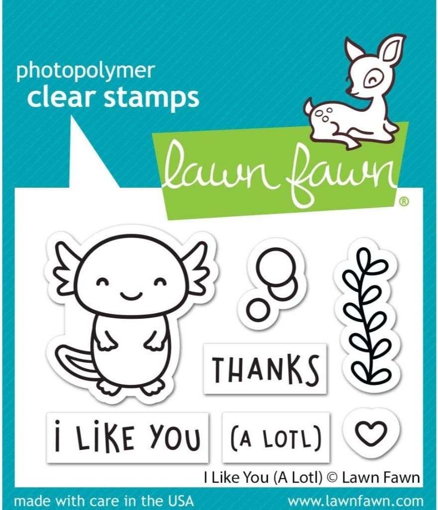 Lawn Fawn Clear Stamps 3"X2"-I Like You (A lotl) -LF2464