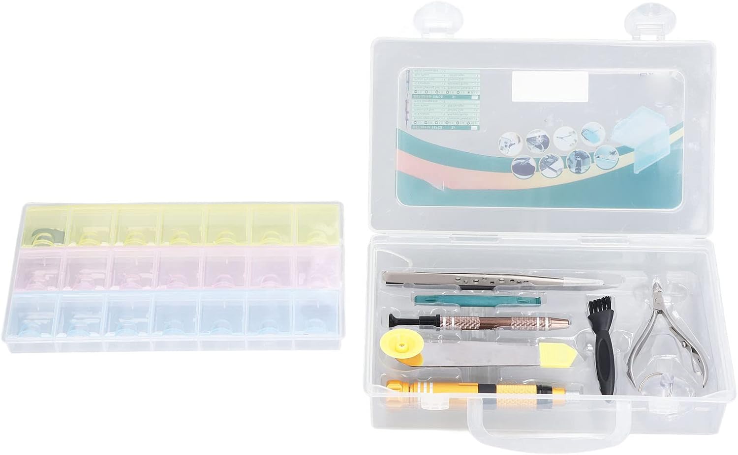 Multifunctional Electronics Screwdriver Tool Set, Precision Repair Kit with Storage Box, for Laptop PC Gaming Console, Premium Steel Bits with Organized