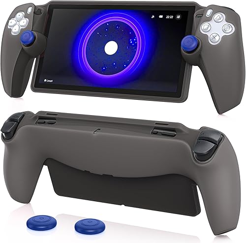 Vista 14 de FYOUNG Protective Case for Playstation Portal, Silicone Soft Grip Cover Case Protector with Full Protection and Non-Slip Thumb Grips Accessories Kit