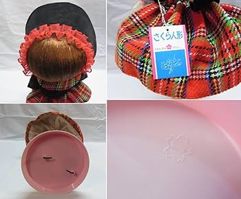 曰く、、、伶子ちゃん　昭和14年　人形　高さ約30cm Amazon | キュート さくら人形高さ約54cm赤いお洋服 さくら