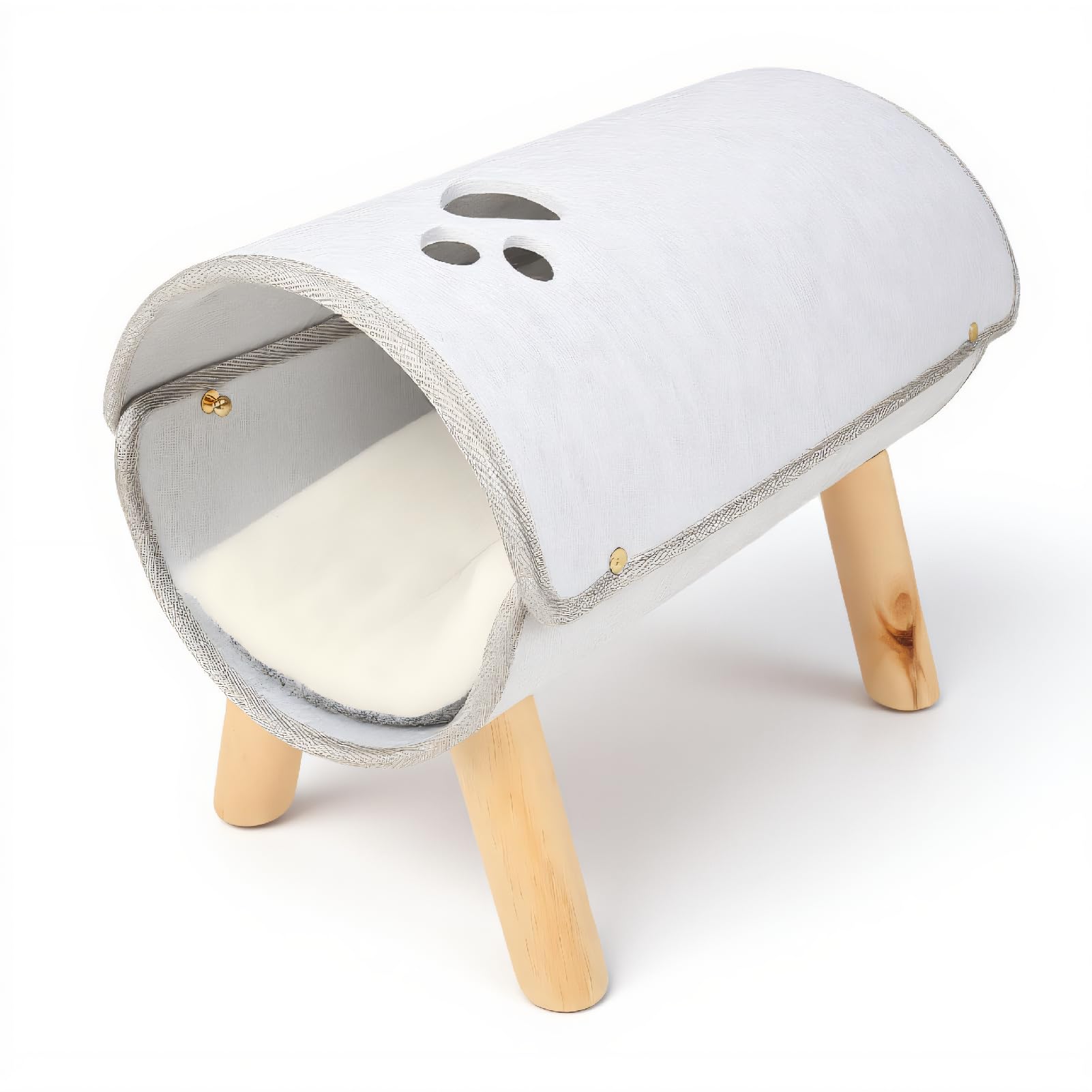 Túnel de juego lavable para gatos que elimina el estrés y protege tus muebles de arañazos