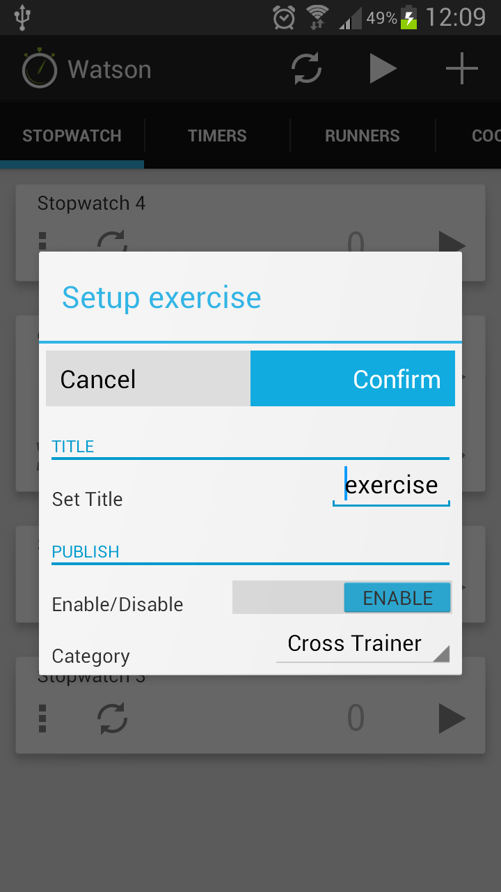 Watson Multiple Stopwatches and Timers App on the Amazon Appstore
