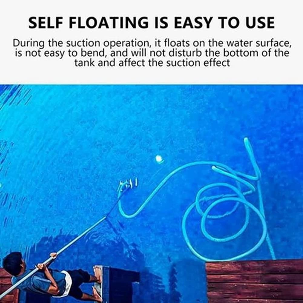 Pasuihcay 5M Swimming Pool Vacuum Cleaner Hose Suction Swimming Replacement Pipe Pool Cleaner Tool Swimming Pool Cleaning Hose