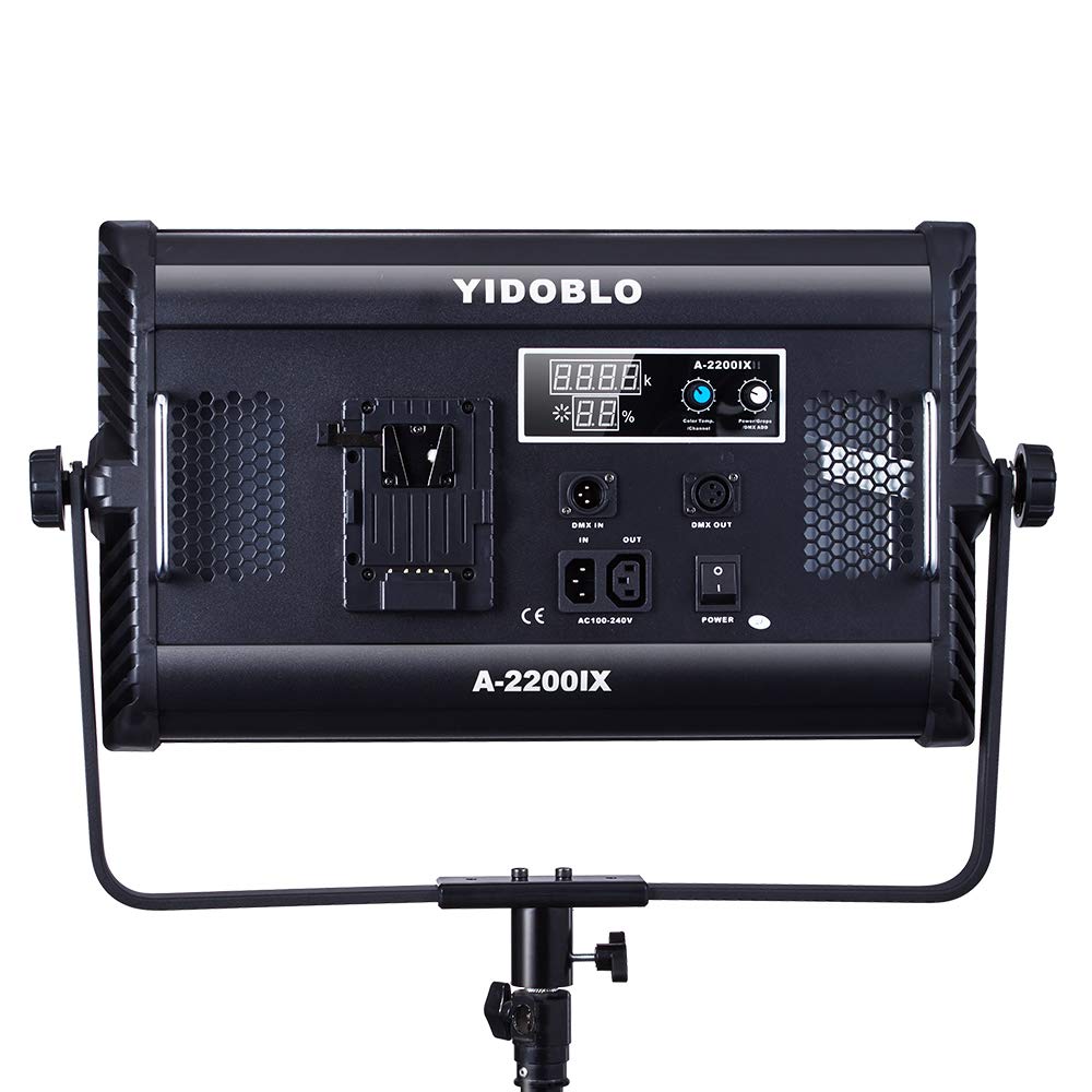 YIDOBLODaylight LED Video Light Flexible LED Light Panel Mat on 5500K SMD LED Studio Video Lighting for Video Recording YouTube Photography Shooting