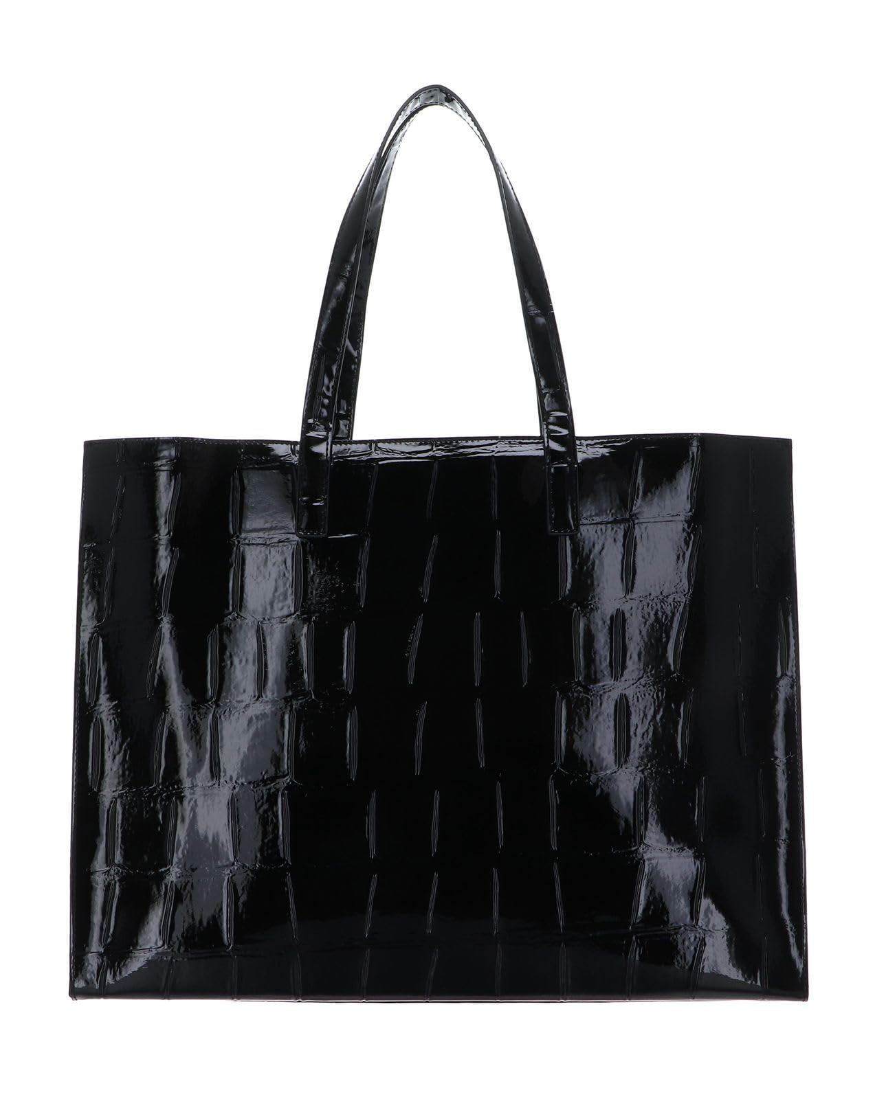 Ted Baker bolso shopper bolso de hombro Vivvien Croc Effect Icon Bag Black negro