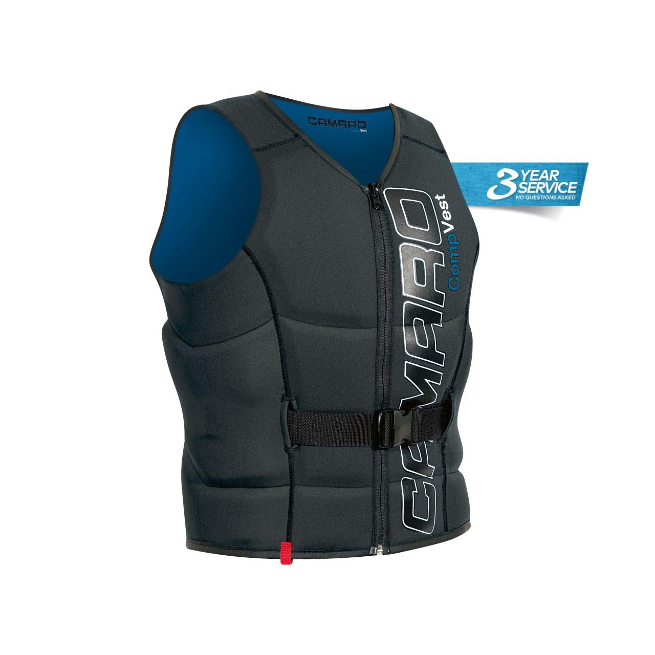 Camaro Comp Slasher Neopren Prallschutz Weste Wakeboard Kite Wasserski Black/Blue