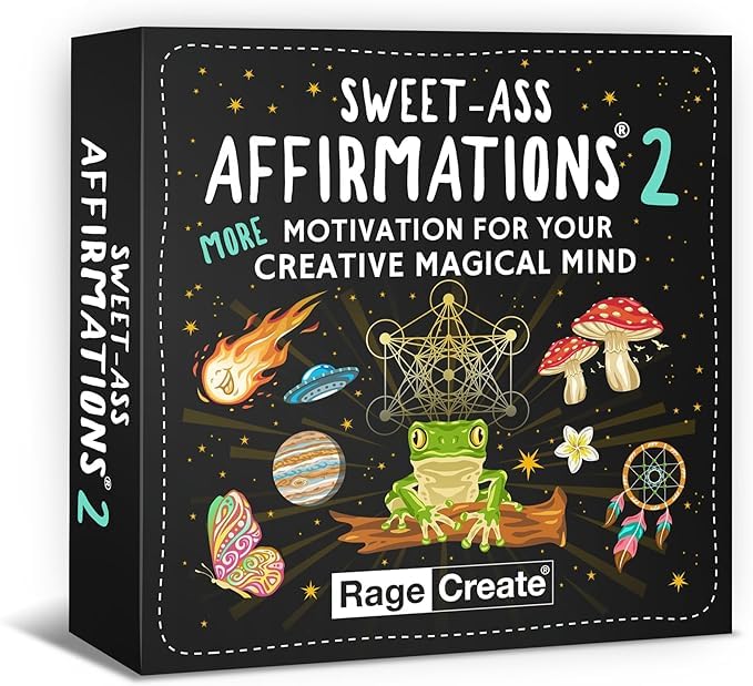 Sweet-Ass Affirmations 2: 60 Bold and Witty Daily Affirmation Cards for Women and Men