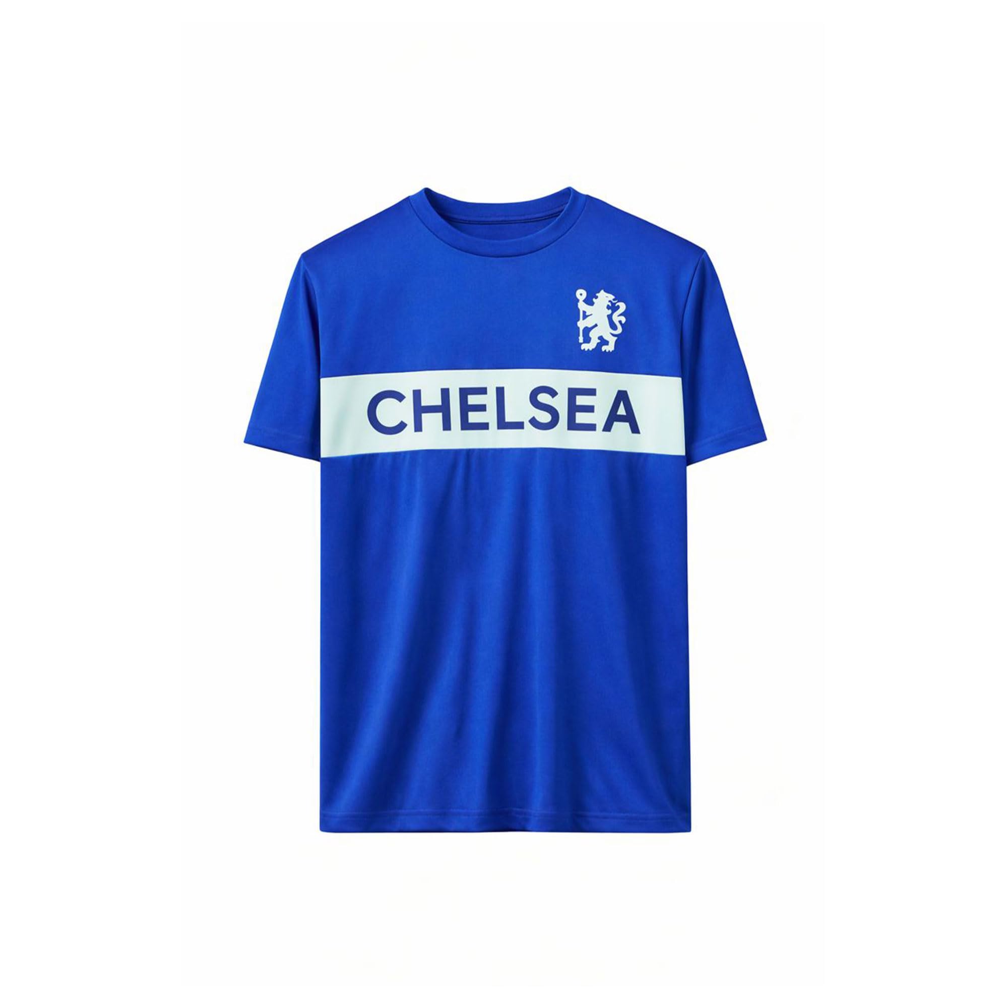 Official Chelsea Football Club Graphic T-Shirt – Men’s Royal Blue Football Supporter Tee (UK, Alpha, S, Regular, Regular)