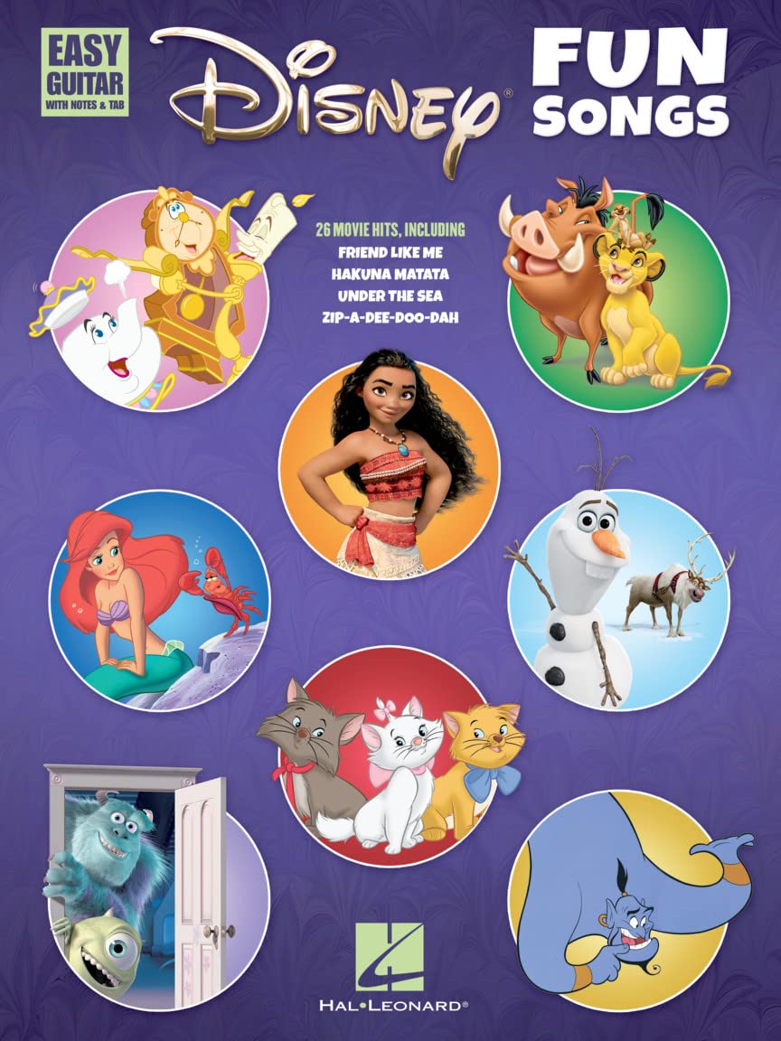 Hal Leonard Disney Fun Songs for Easy Guitar Songbook