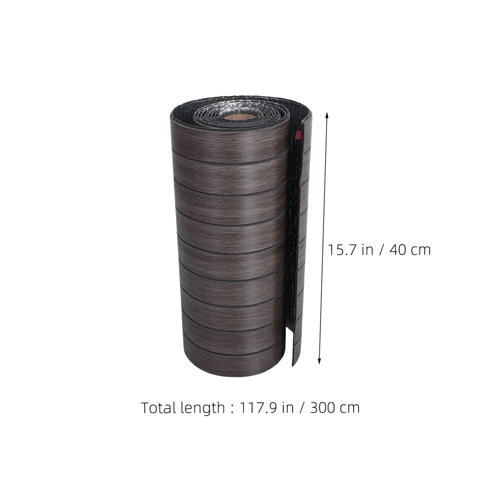 OUNONA Paneles de Pared 3d Autoadhesivos Marrón Oscuro 40cm X 300cm, Papel Tapiz Decorativo y Grueso para Baño, Sala y Divisores, Paneles Pelables y Adhesivos para Revestimiento