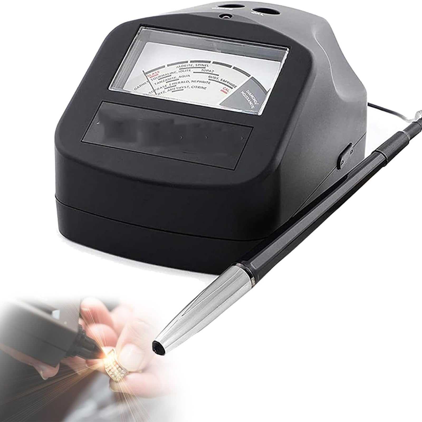 Kit de medidor de gemas para joyas, medidor de conductividad térmica, selector de bolígrafo de alta precisión, detector de diamantes, metales preciosos