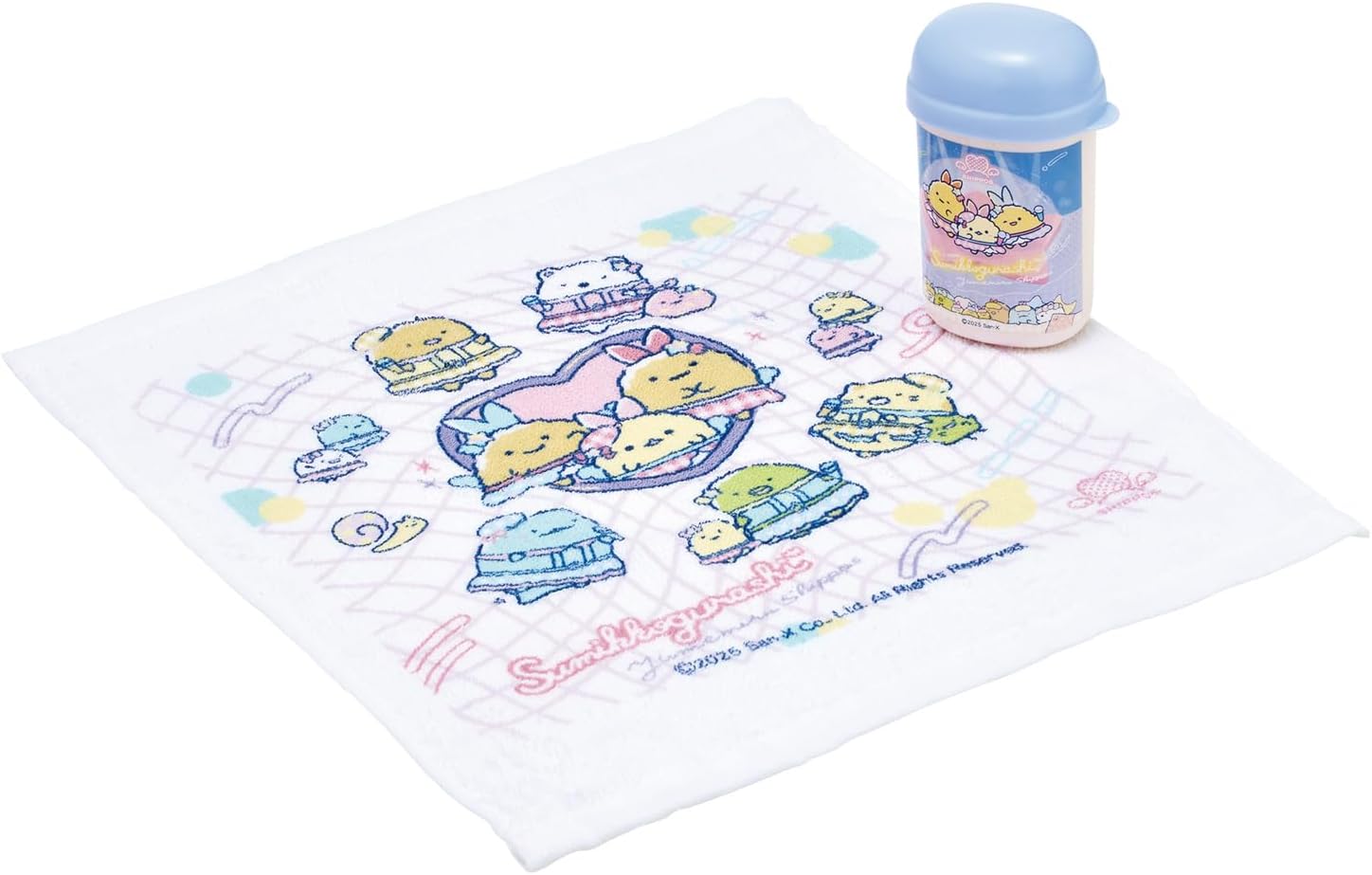 Skater OA4-A Towel Set, Towel with Case, Made in Japan, Sumikko Gurashi, Dream Tail for Girls