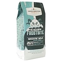 Vista 6 de Fresh Roasted Coffee, Organic Dark & Bold Frostbite Cold Brew USDA Organic, Kosher Tostado oscuro 12 oz molido grueso
