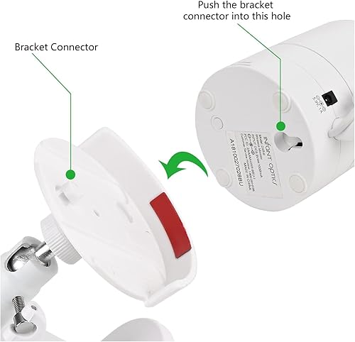 Miniatura 6 de wochel Soporte de pared para monitor de bebé ajustable para monitor de bebé DXR-8 y DXR-8 Pro, ángulo de visión perfecto y fácil instalación sin