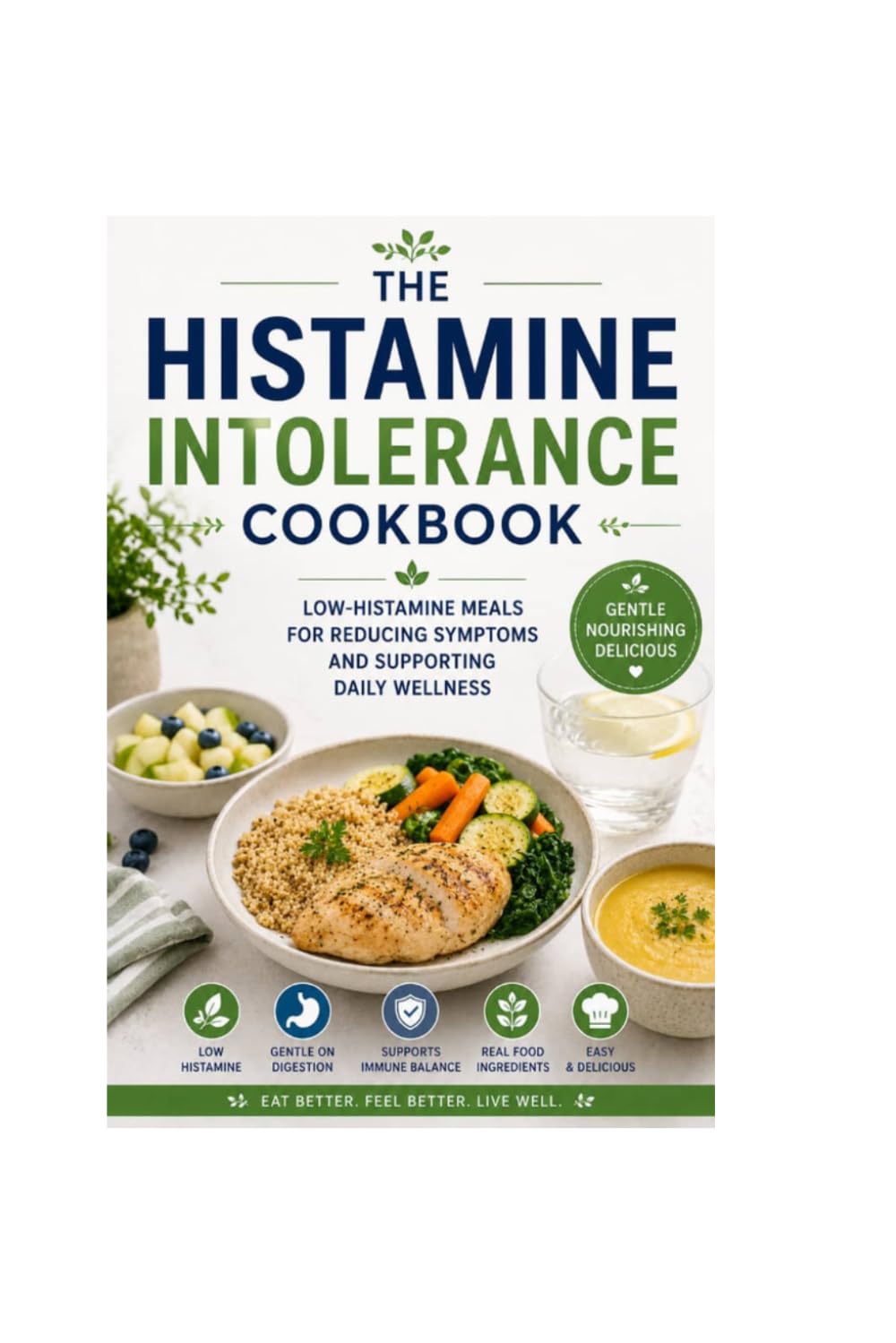 THE HISTAMINE INTOLERANCE COOKBOOK: LOW-HISTAMINE MEALS FOR REDUCING SYMPTOMS AND SUPPORTING DAILY WELLNESS
