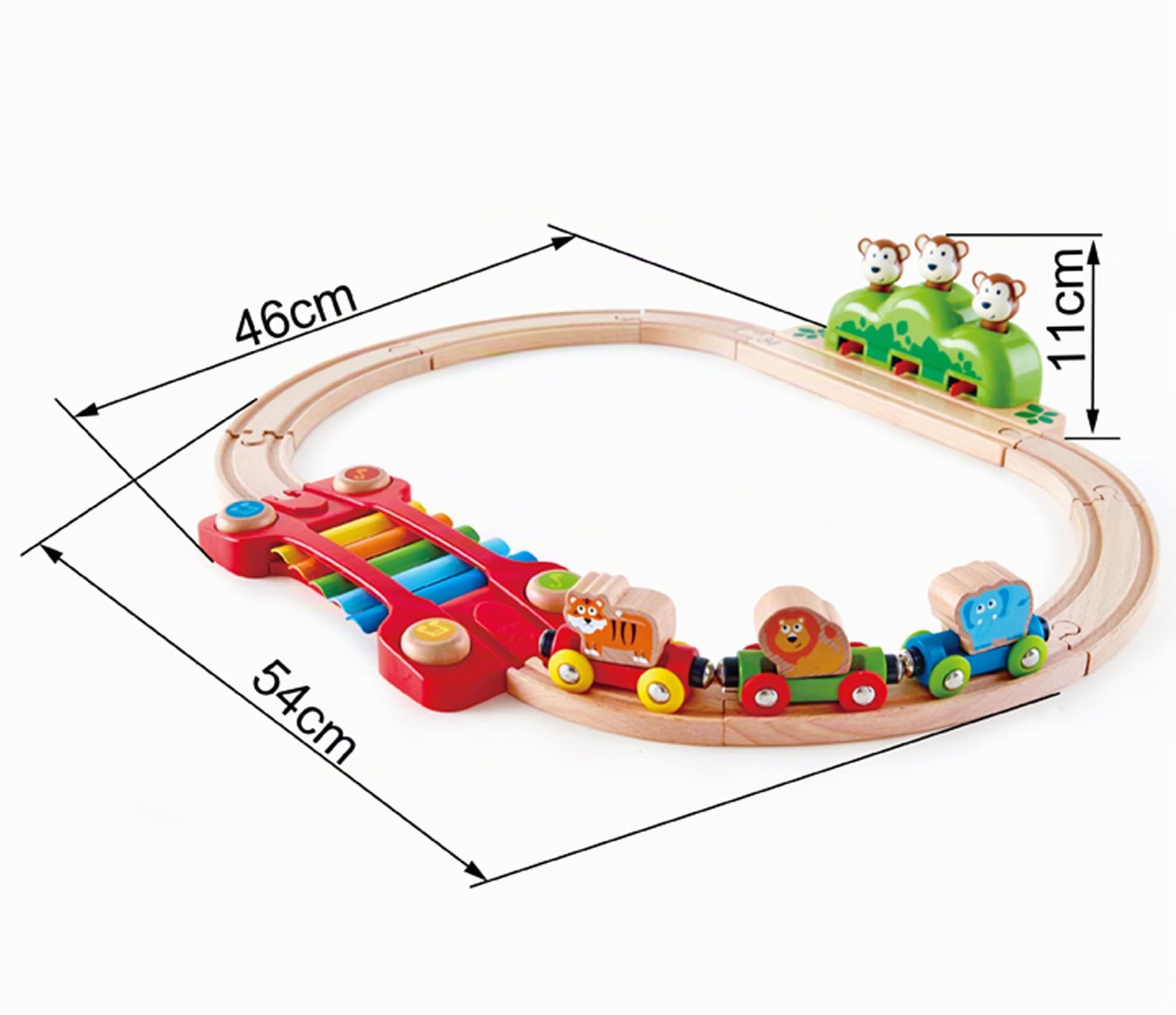 Hape Ferrocarril Música y Monos - Tren de la Jungla con Xilófono y Sorpresas Interactivas