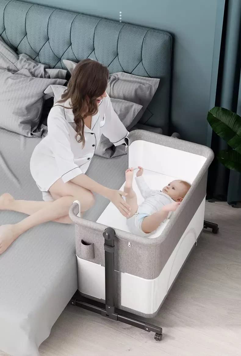BabyTeddy Patented 10 in 1 Portable Baby Crib Baby Cot Cradle