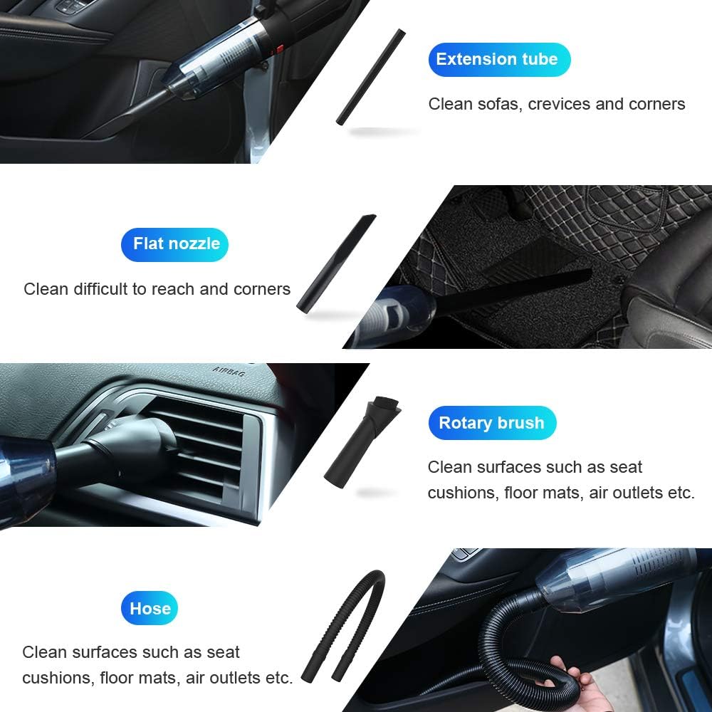 Flаѕh Dеаlѕ - 70% оƒƒ Cordless Handheld Vacuum, SONRU Rechargeable Hand Vacuum Cleaner with LED Light for Home Car Office, Powered by Li-ion Battery, Wet Dry Clean, HEPA Filters