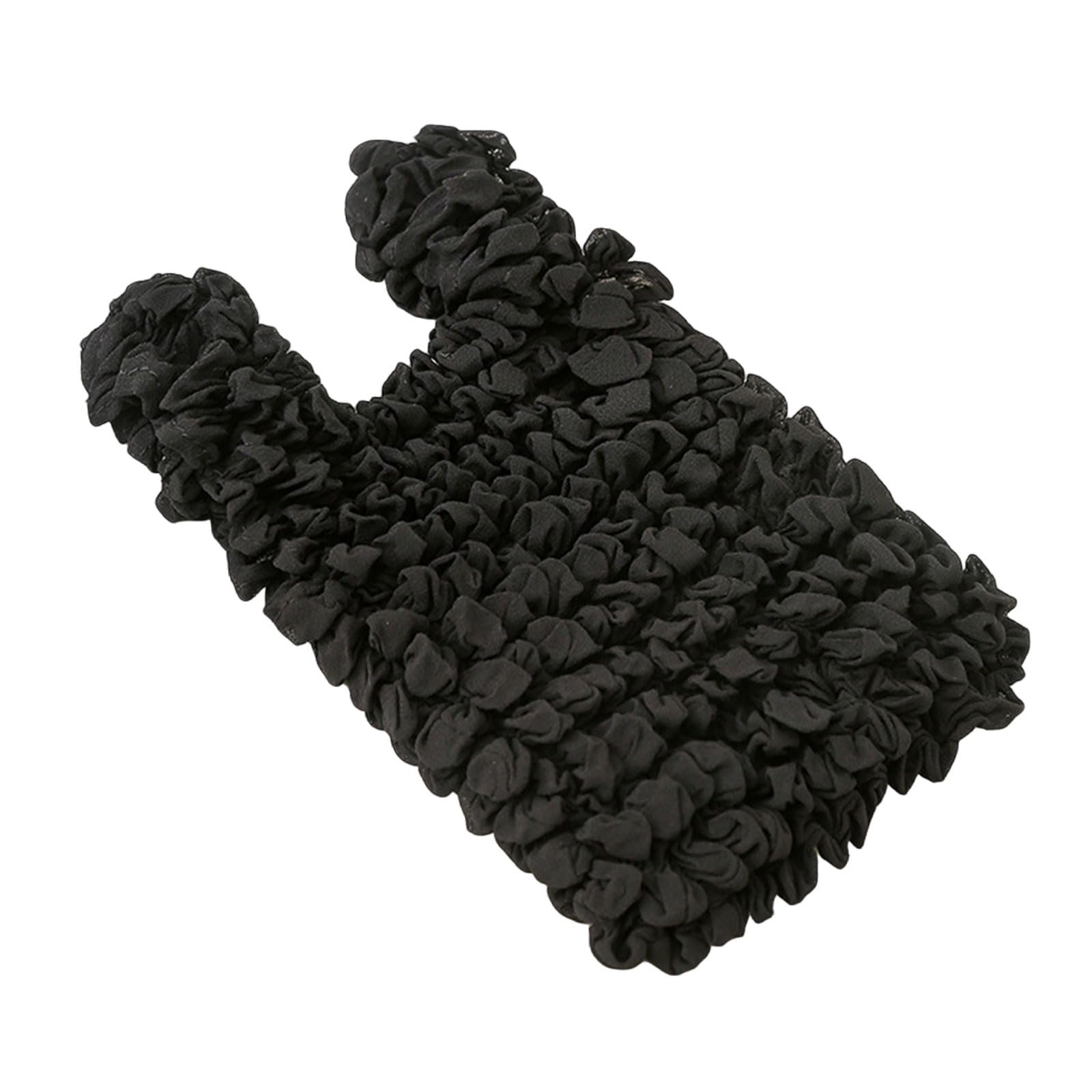 Sehuby Black Folding Bags，Folding Bag Pleated Bag Magics Bag Foldable Stretch Bag Large Capacity Shopping Bag Reusable Grocery Bag Telescopic Bag